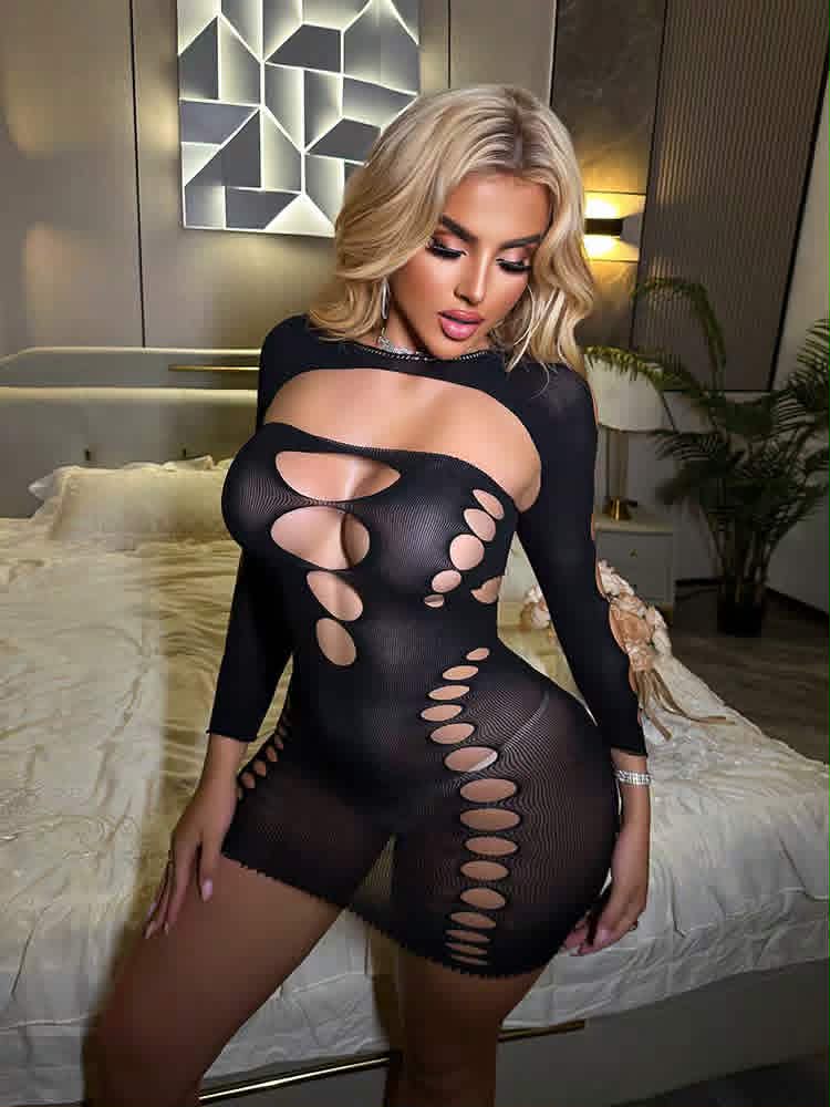 Robe Mini Ajourée